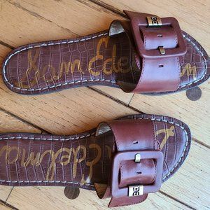 Round toe slip-on sandals/Sam Edelman